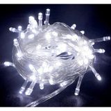 Pilelistore 10M 100 Led Boncuk Lamba Beyaz Işık Şeffaf Kablo