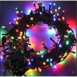 Pilelistore 10M 100 Led Boncuk Lamba Rgb Işık Siyah Kablo