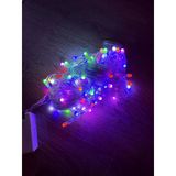 Pilelistore 10M 100 Led Damla Uçlu Rgb Işık Şeffaf Kablo