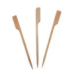 Pilelistore 25 cm 100 Adet Özel Ahşap Yassı Saplı Çöp Şiş Çubuğu
