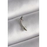 Pilelistore 316L Çelik Gümüş Renk Çivi Model Piercing - Tj-Pr1362