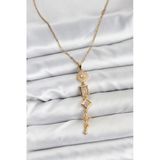 Pilelistore 316L Çelik Zincir Gold Renk Kutup Yıldızı Enerji Model Kadın Y Kolye - Tj-Bko10672