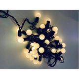 Pilelistore 5 Metre 28 Led Fişli Sarı Işık Mini Top Led Siyah Kablo 6200-01