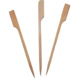 Pilelistore 9 cm 100 Adet Özel Ahşap Yassı Saplı Çöp Şiş Çubuğu