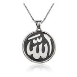 pilelistore 925 Ayar Gümüş Allah Yazılı Gümüş Kolye