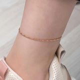 Pilelistore 925 Ayar Gümüş Rose Kalemli Halhal