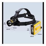 Pilelistore F.b.ı Pro F-3003 Alüminyum Pm10-Tg Led Type-C Powerbank Ve Solar Şarjlı Kamp Kafa Feneri