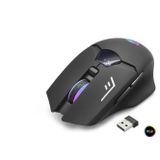pilelistore G400 Kablosuz Gaming Mouse Dual Mod 1600 Dpi Sessiz Rgb - Siyah