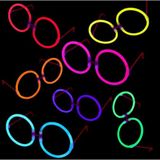 pilelistore Glow Stick Parti Gözlüğü Glow Partisi Yuvarlak Şekilli Fosforlu Gözlük 6 Adet