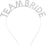 pilelistore Gümüş Kaplama Kristal Taşlı Team Bride Taç 16x17 cm
