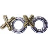 pilelistore Gümüş Renk Xoxo Yazılı Parti Gözlüğü 17x7 cm