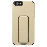 pilelistore iPhone 6 Mega Standlı Gold Silikon Kılıf