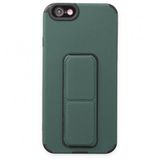 pilelistore iPhone 6 Mega Standlı Yeşil Silikon Kılıf