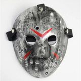 Pilelistore Jason Maskesi Hannibal Maskesi Metal Gümüş Renk 20X25 cm