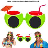 pilelistore Karpuz Şekilli Tropikal Hawaii Yaza Merhaba Parti Gözlüğü