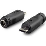 Pilelistore Notebook Adaptör Ucu Çevirici Type-C (M) To 5.5*2.5 (F) 10Lu Paket Siyah Hdx1340