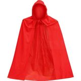 pilelistore Parti Cadılar Bayramı Halloween Kapişonlu Kırmızı Pelerin 90 cm