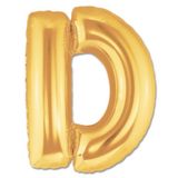 pilelistore Parti Malzemesi D Harf Folyo Balon Altın Renk 40 inç