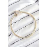 Pilelistore Pirinç Charm Zirkon Taşlı Yıldız Model Gold Renk Kadın Bileklik - Tj-Bb7810