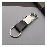 pilelistore Siyah Gümüş Metal Anahtarlık
