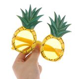 pilelistore Tropikal Hawaii Ananas Şekilli Parti Gözlüğü 9.5 x 14 cm