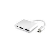 pilelistore Type-C Combo Hub Hdmi 4K Usb 3.0 3 Port - Gri HDX7764