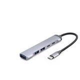 Pilelistore Type-C Hub 5*Usb Gri Hdx7041