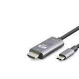 pilelistore Type-C To Hdmı Kablo Hdtv 4K Ultra Hd Pvc Gri HDX7853