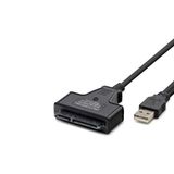 pilelistore Usb To Sata Kablo 2.5 Güç Girişli 38Cm Siyah HDX7516