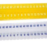 PILL THING AM PM 31 Gün Günde Bir Kez Aylık Hap Planlayıcı Organizatörler - Büyük Bölme Hap Kutuları Tüm Ay İçin İlaçları Depolayın Artı Ekstra Haplar için Bölme (AM/PM) (Am/Pm Sarı ve Şeffaf)