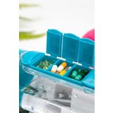 Pillbox Su Mataralı Ilaç Kutusu 600Ml Kapasiteli Hap Bölmeli Suluk 1450