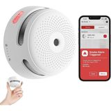 Pilli Akıllı Duman Dedektörü Yangın Alarmı Wi-Fi Duman Dedektörü Gerçek Zamanlı Uygulama B - Çok Renkli