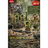 Pilli Asker Telsizi Walkie Talkie Çiftli Set Bas Konuş Özellikli
