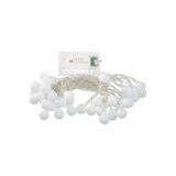 Pilli Led Işıklı Ampul Toplar Dekoratif Lamba Ev Aydınlatma 4 Metre Yd1513, Şeffaf