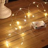 Pilli Peri Led Işık Yılbaşı Ağaç Bahçe 5m Tel Işık Gün Işığı