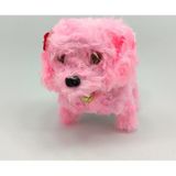 Pilli Sesli Yerde Yürüyen Sevimli Köpek - Pembe