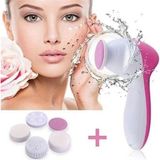 Pilli Yüz ve Vücut Temizleme Cihazı, Siyah Nokta ve Peeling Fırça Seti