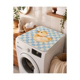 Pilloveland Çamaşır Makinesi Üstü Koruyucu Örtü - Kaydırmaz Mat 60x60 cm - Baby Duck