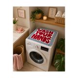 Pilloveland Çamaşır Makinesi Üstü Koruyucu Örtü - Kaydırmaz Mat 60x60 cm - Wash