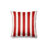 Pilloveland Çizgili Kırlent Kılıfı Döşemelik Süet Kumaş 43*43 Cm