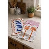 Pilloveland Desenli Mutfak Havlusu (2’li Set) | 30×50 cm - Ciao