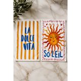 Pilloveland Desenli Mutfak Havlusu (2’li Set) | 30×50 cm - La Dolce Vita