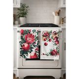 Pilloveland Desenli Mutfak Havlusu (2’li Set) | 30×50 cm - Narçiçeği