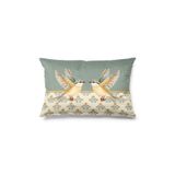 Pilloveland Dikdörtgen Kırlent Kılıfı Çift Tarafı Baskılı 50x30 cm - Sage