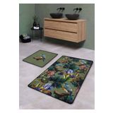 Pilloveland Kaymaz Taban Yıkanabilir 2’li Banyo Paspası - Ekvator Desenli 60*100 Cm - 50*60 Cm
