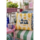 Pilloveland Punch Nakışlı Kırlent Kılıfı - 43*43 Cm - La Via - PNK001