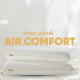 Pillow Market Büyük Boy Ortopedik Visco Yastık - Air Comfort Cilt Dostu Anti Uv ( Xxl ) Uyku Yastığı Yumuşak Tuşe - Standart - Beyaz