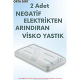 Pillow Market Dinlendirici Visko Yastık - Meditation Ortopedik Visco İyon Dengeli Anti Statik [2 Adet]