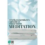 Pillow Market Dinlendirici Visko Yastık - Meditation Ortopedik Visco Yastık - İyon Dengeli Anti-statik Kumaş Beyaz