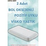 Pillow Market Nefes Alabilen Ortopedik Visko Yastık - Yorgunluk Önleyici Uyku Düzenleyen Oxydeep Visco Yastık Beyaz